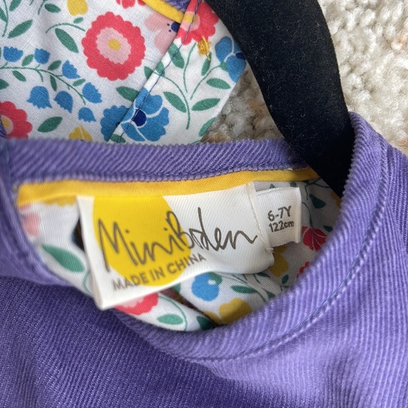 Mini Boden Size 6/7 Fine Corduroy Dress - Picture 3 of 7